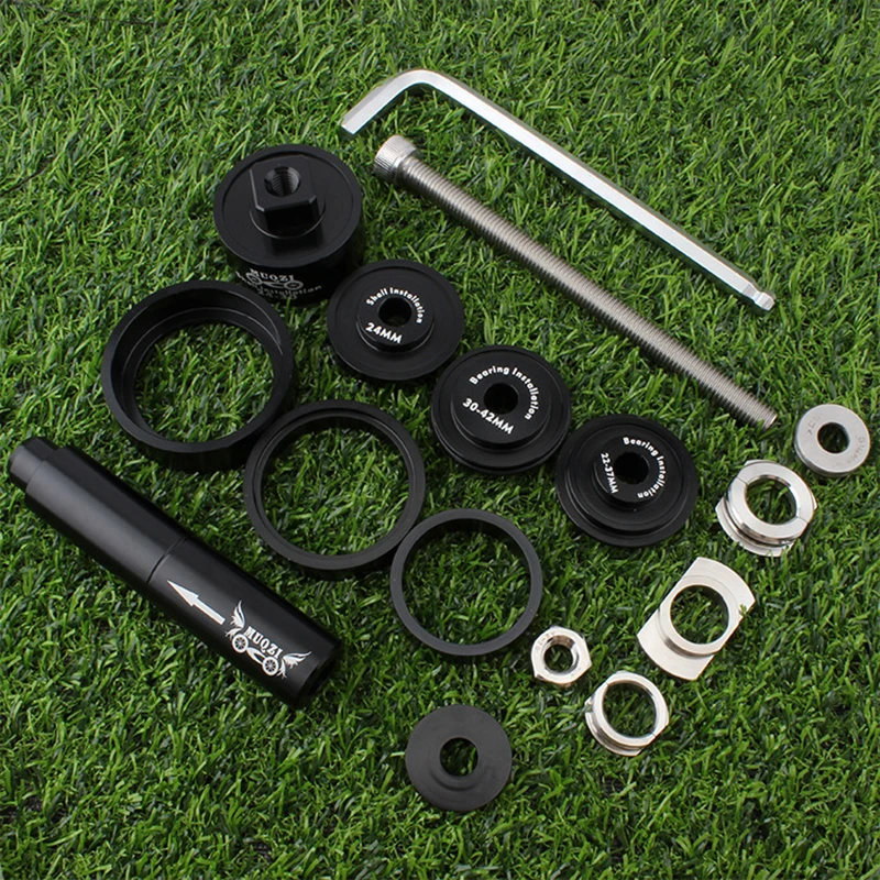 

Outdoor Bike Bicycle BB Bearing Press Tool Bottom Bracket Install Removal Kit for PF30 BBright BB386 Static press-in disassembly
