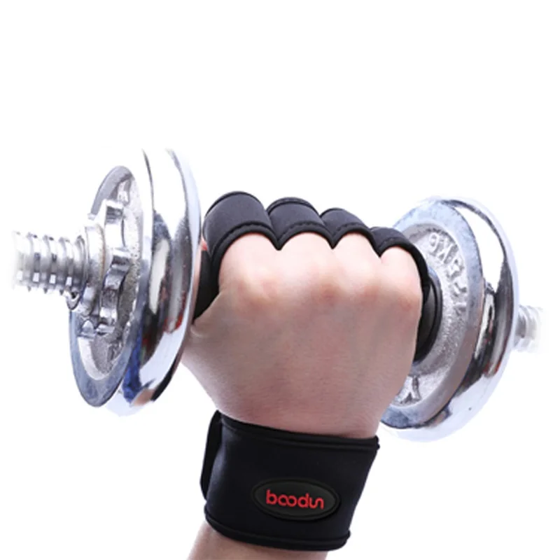 

Gym Exercise Training Dumbbell Equipment Weightlifting Gloves Non-slip Wear-Resistant Protect Palm Extended Bracers Sport Gloves