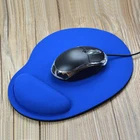 Креативный однотонный коврик для мыши с защитой запястья, противоскользящий гелевый коврик для запястья для ПК, Macbook, ноутбука, компьютера, мягкий коврик для мыши из ЭВА