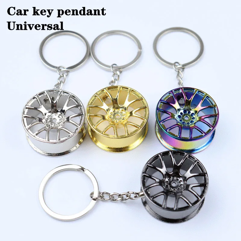 

Deluxe wheel key buckle zinc alloy tire style car key ring parts modified Ford auto parts car keychain