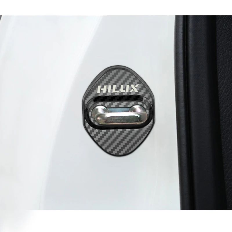 Автомобильный Стайлинг Дверной замок чехол stikcer для Toyota Hilux surf vigo revo 2017 2018