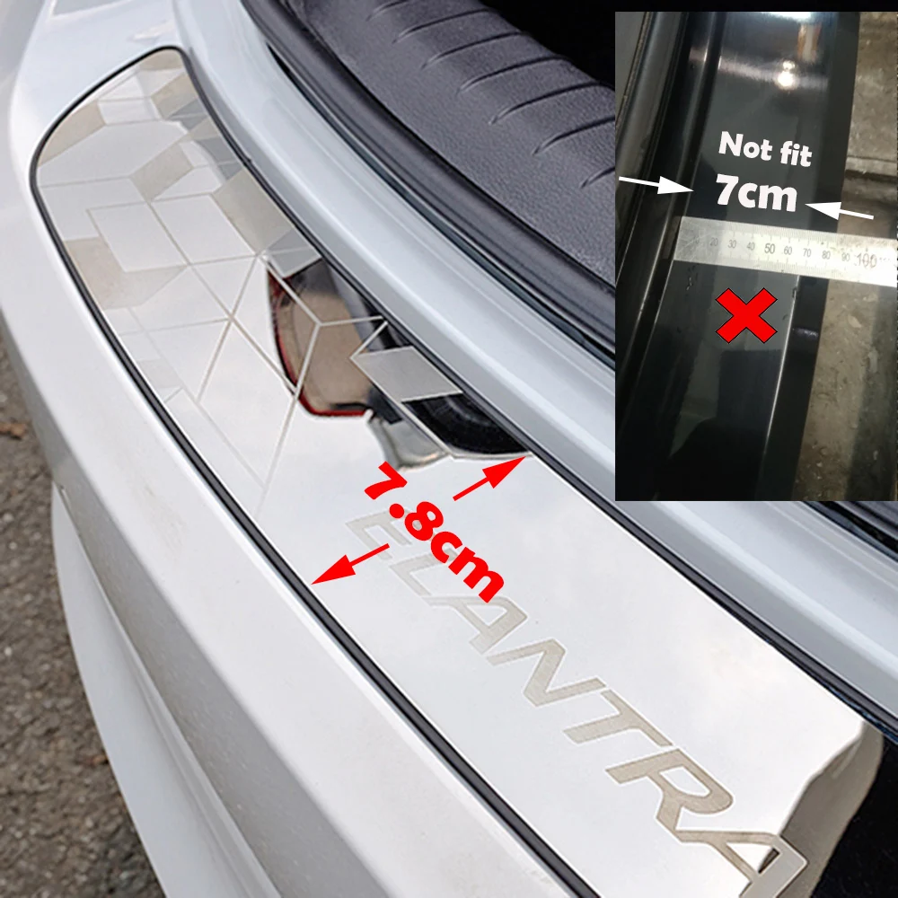 Накладка на порог заднего люка накладка двери для HYUNDAI ELANTRA 2016 2017 2018 аксессуары