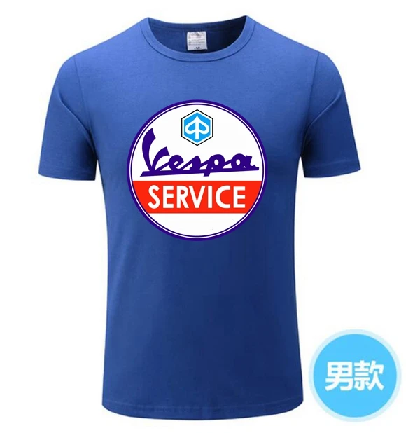 2020 г. Италия Legend Мужская винтажная футболка Vespa Service made скутер GG-20 | одежда