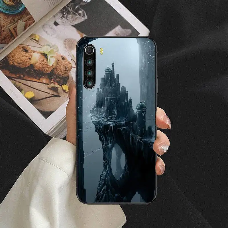 

Dark castle Phone Case For Xiaomi mi6 5x 8 a1 2 9se 8lite 3s Cover Fundas Coque