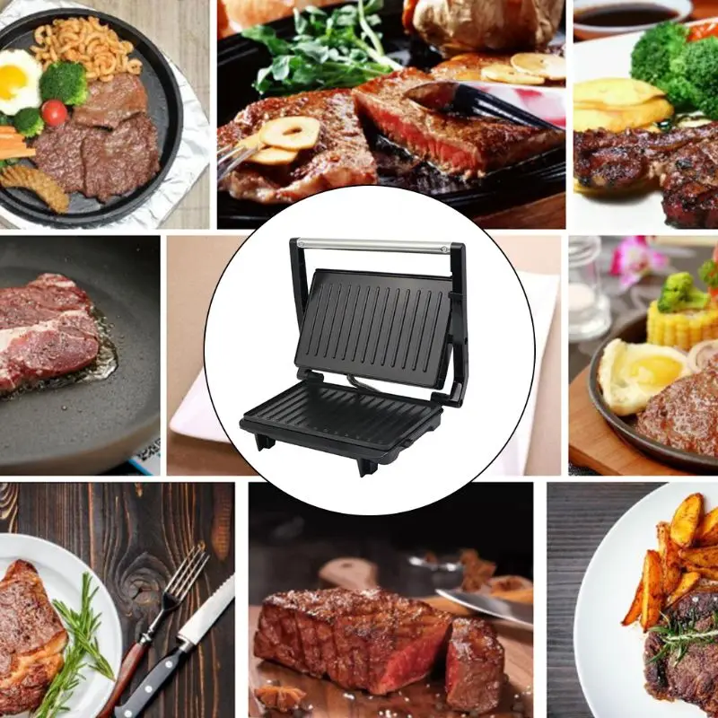 

EU Plug Steak Maker Nonstick Electric Grill Smokeless Home Breakfast Making Machine Household Kitchen Cooking Appliances