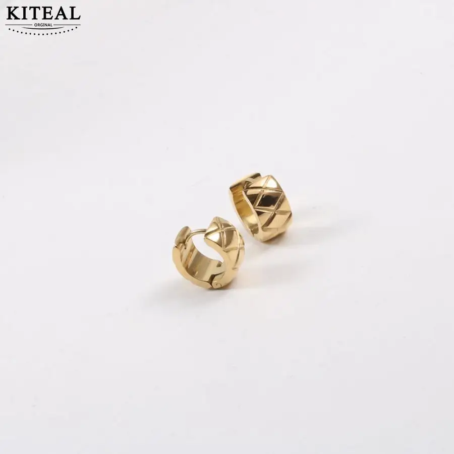 

KITEAL лучший подарок 18KGP Золотые заполненные серьги-кольца для женщин бриллиантовые бриллианты для женщин высшее качество ювелирные изделия