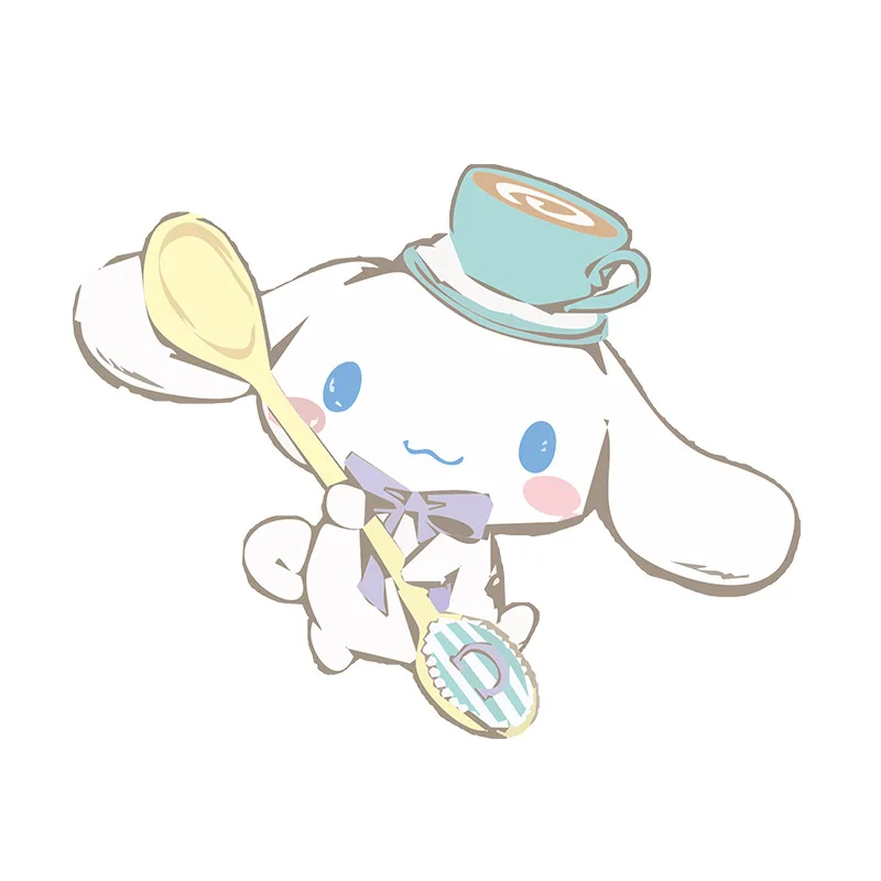 

2Pcs Kawaii Sanrioed Stickers Aesthetic Cartoon Anime Figure Cinnamoroll Car Stickers Modified Graffiti Stickers Toys for Girls