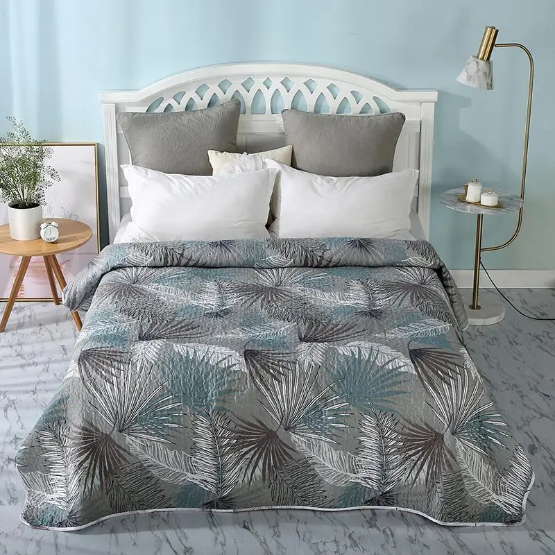 Comprare 35 Di Stampa Del Cotone Poliestere 150x20 0cm/200x220cm Quilting Copriletto/Morbido Di Estate Coperta Trapunta Del Duvet Letto Copertura # Sw