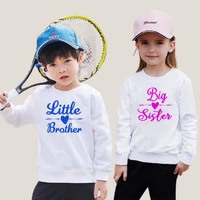 sibling matching outfits big middle little brother sister set sisters t shirts kids baby girl boy long sleeve sweatshirt autumn