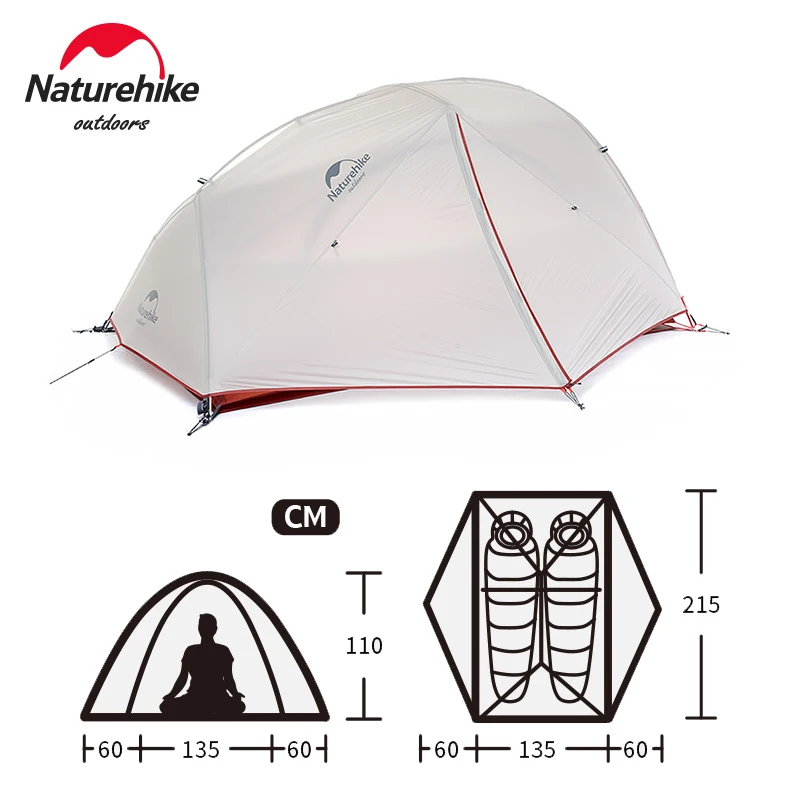 Продажа Naturehike палатка туристическая палатка 2х местная ультралегкая палатка для кемпинга пляжная палатка двухслойная тент туристический шатер для...