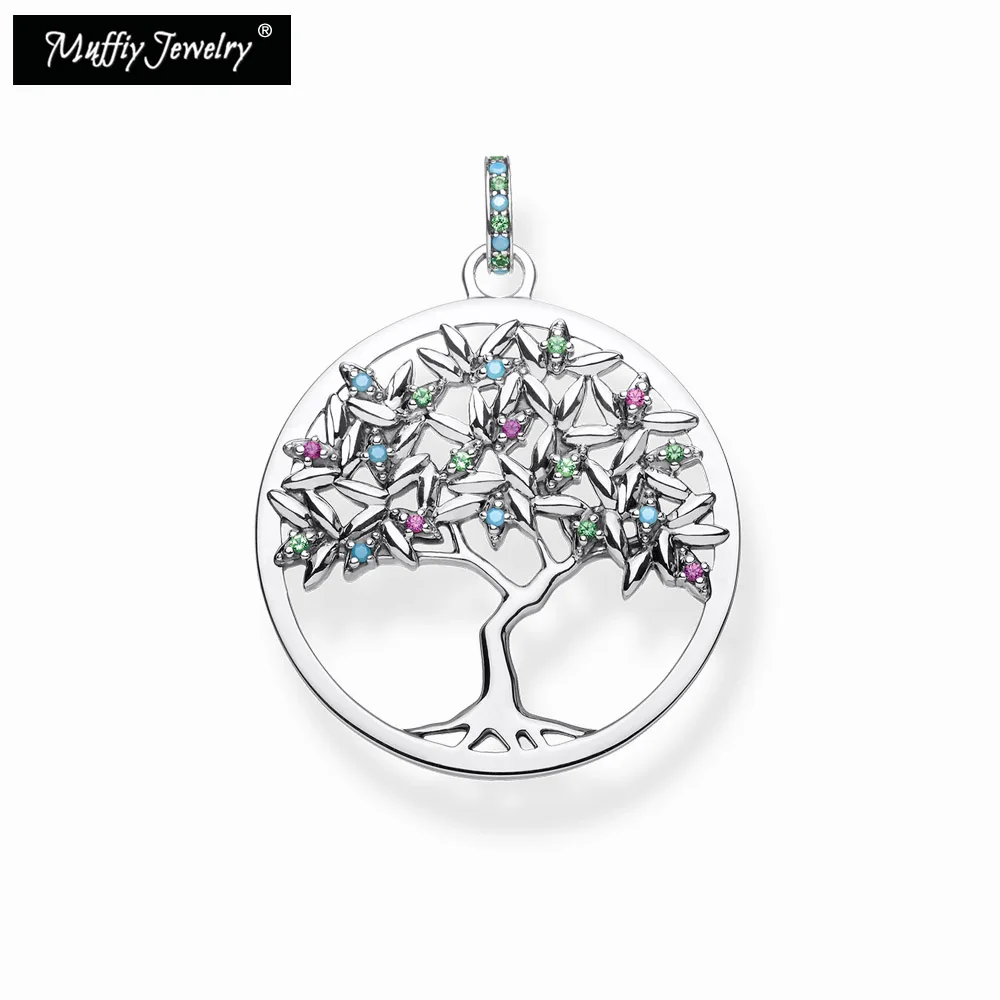 Кулон в виде цветного дерева ювелирное изделие богемном стиле для женщин