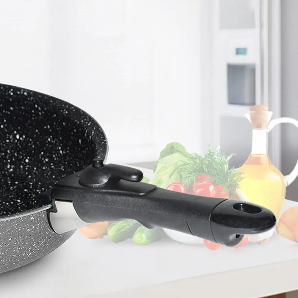 

Easy to Store Safe Lock Heat-resistant Pan Handle Clip Kitchen Accessories