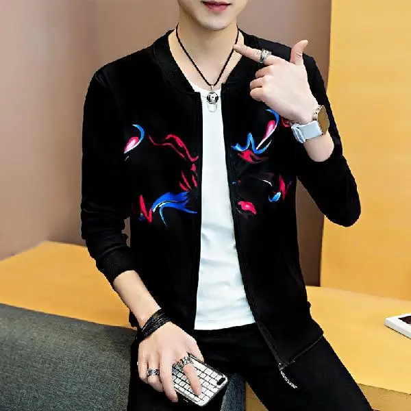 

Fashion Thin Men's Jackets Hot Sell Casual Wear Korean Comfort Windbreaker Autumn Overcoat Necessary Spring Men Coat M-XXXL 3XL