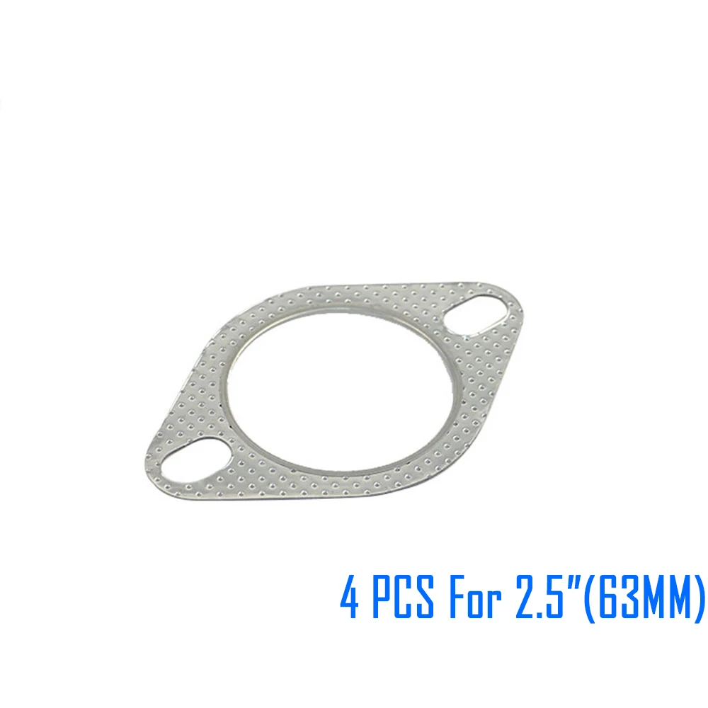GS03-63 Универсальный 2 ''2,5'' 3 ''нержавеющая сталь 201 автомобильный фланец прокладка толщина - Цвет: GS03-63