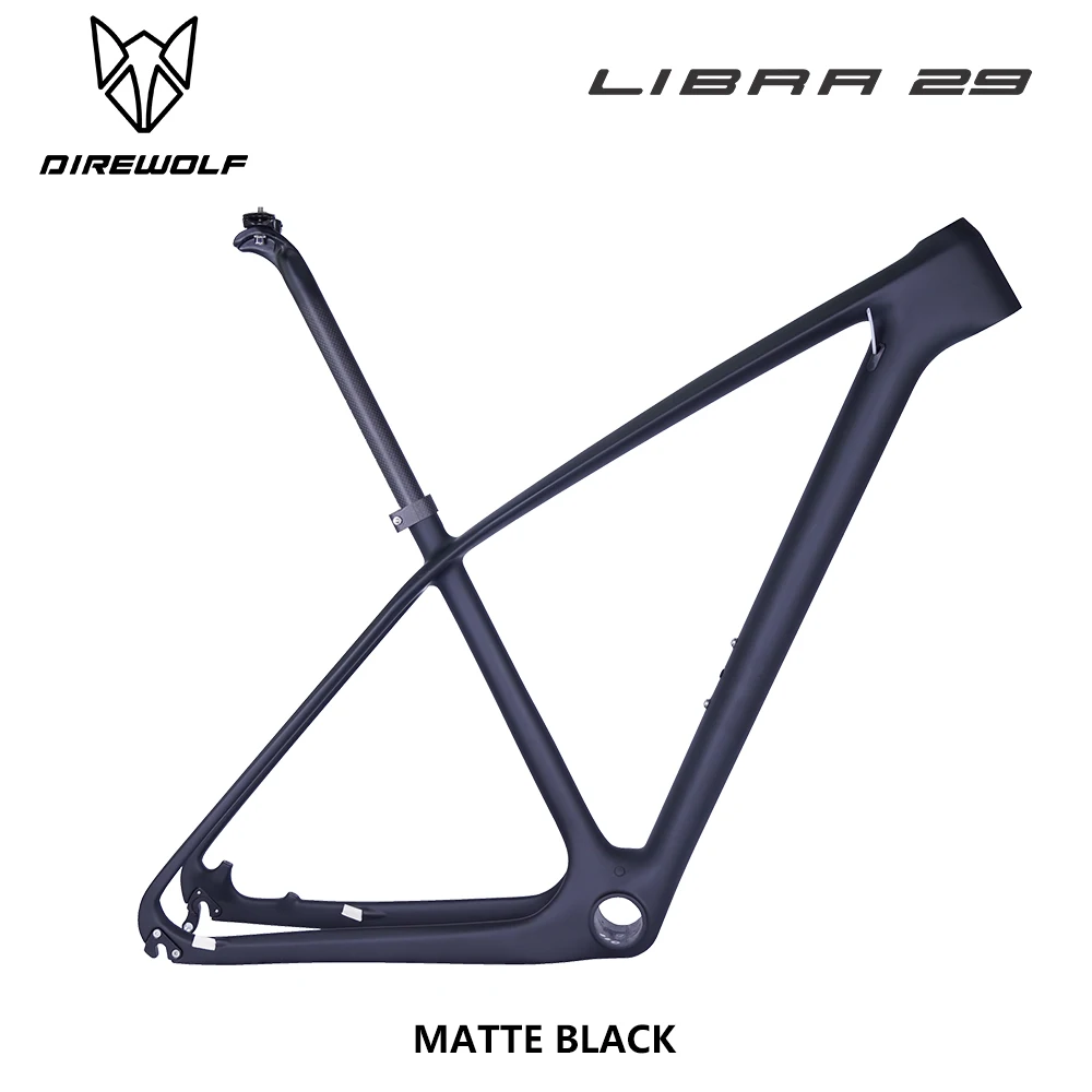 Direwolf MTB углеродная рама 29er hardtail XC T800 Волокно полностью углеродный горный