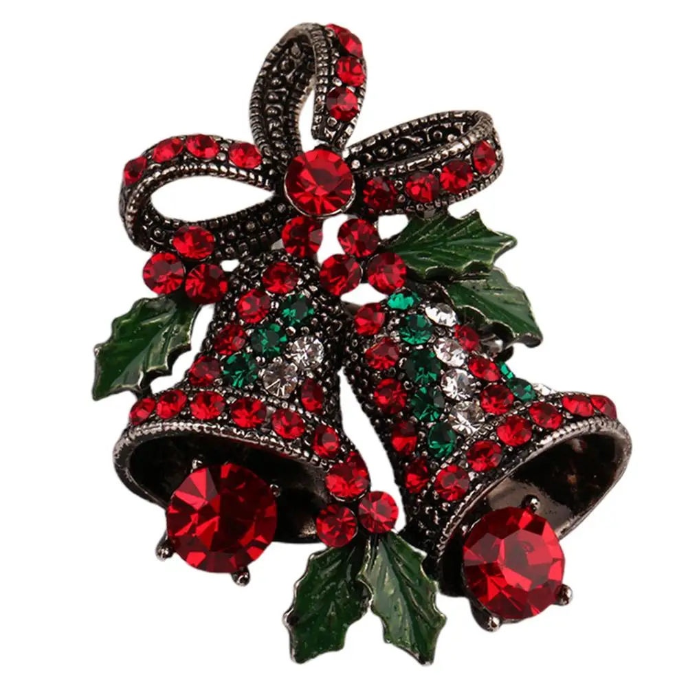 Рождественская булавка женский милый креативный костюм Рождественский бантик