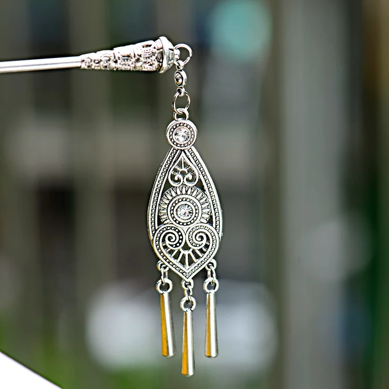 2020 Античная заколка для волос в китайском стиле Женская богемная Этническая