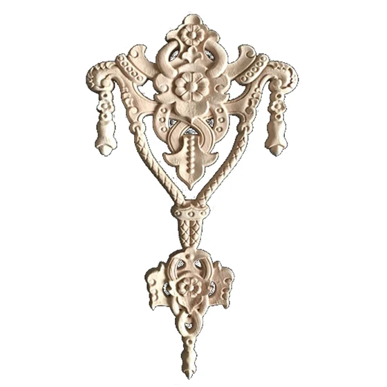 

Горячая Распродажа 1X резиновая деревянные резные аппликация Винтаж мебель ремесленный декоративный # E