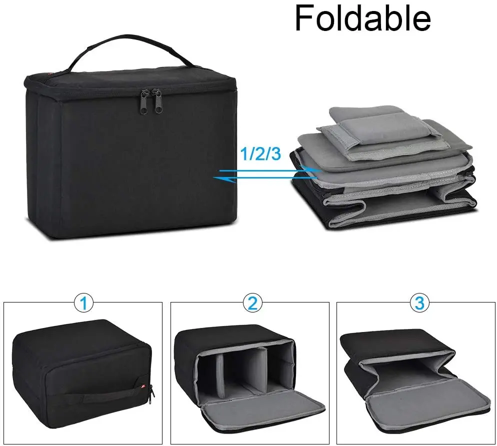 Сумка для камеры CADeN с линзами втулки сумки переноски водонепроницаемый чехол