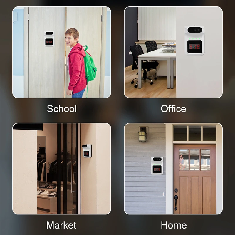 

Newly Infrared Thermometer Infrared Fever Thermometer Accurate Reading for Adult Home VA88