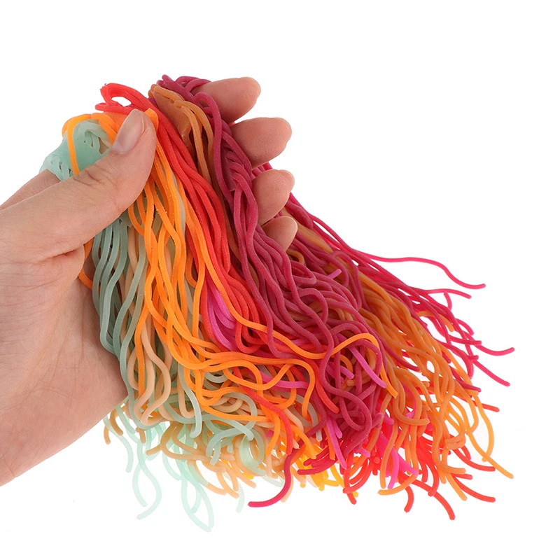 

1 Set Hand Hyperflexion Stretchy Antistress Jokes Noodles Rope Toy Anti Stress Toys String Fidget Autism Vent Kids Toys