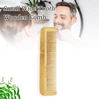 eco friendly custom logo bamboo hotel travel hair comb bamboo