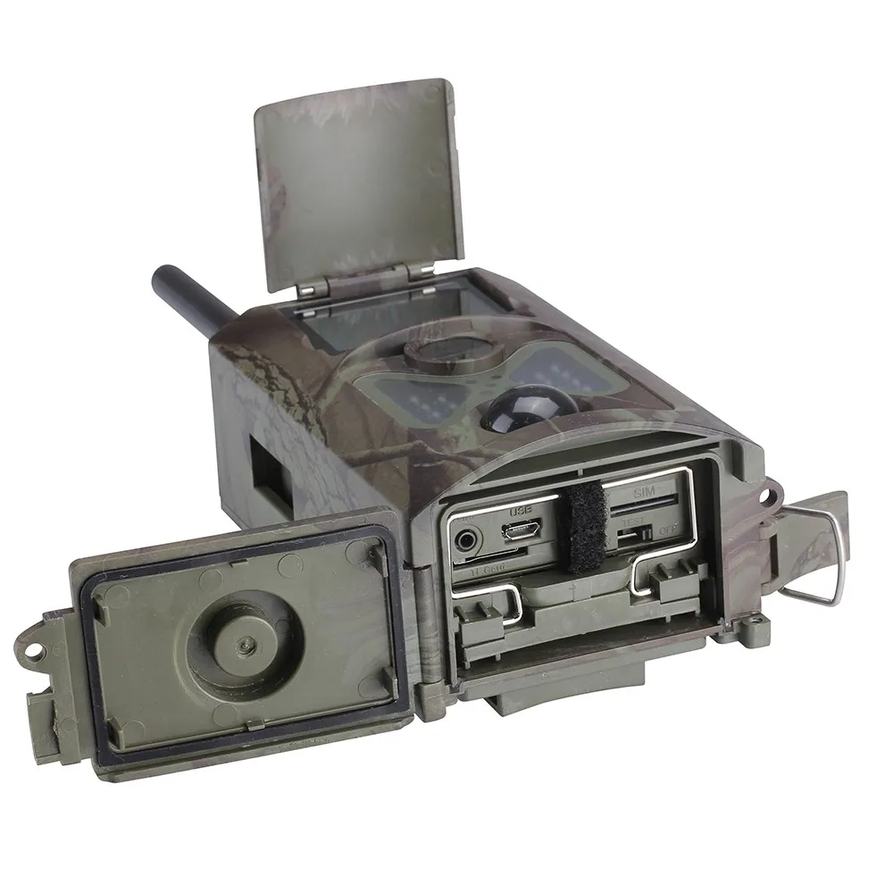 Охотничья камера 16MP HC550M 0.5s время запуска 2G GPRS MMS GSM SMS 1080P 120 градусов PIR-датчик для