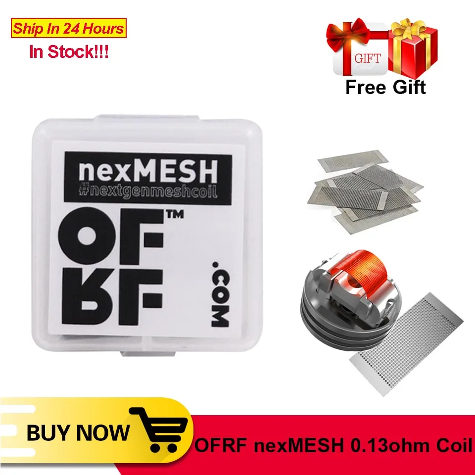 OFRF nexMESH катушка тройной плотности сетка A1 сетка Предварительно Построенная спираль RDA для Wotofo профиль RDA& профиль Unity RTA катушка