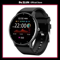 bozlun ip67 waterproof smart watches 1 28 inch round screen heart rate monitoring weather forecast fitness tracker watch zl02