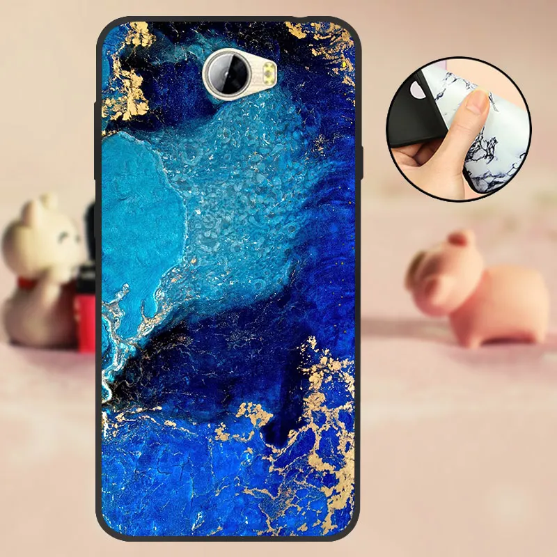 T718 Для huawei Y5 II чехол для huawei Y5 2 Y5II CUN-L21 CUN-U29 задняя крышка Y6 II Компактный Мягкий ТПУ силиконовый чехол для Honor 5A LYO-L21 черный - Цвет: T718