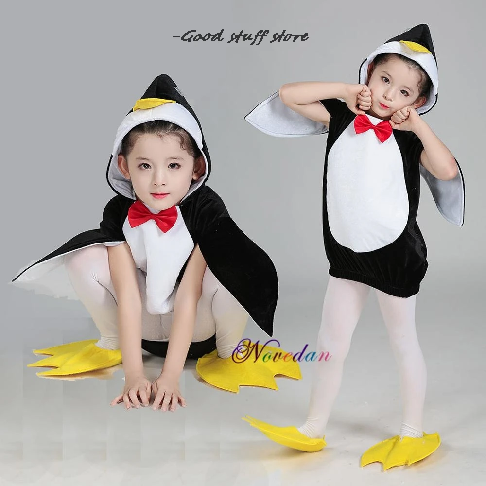 Костюм на Halloween для детей Мадагаскар в виде костюма пингвина животных