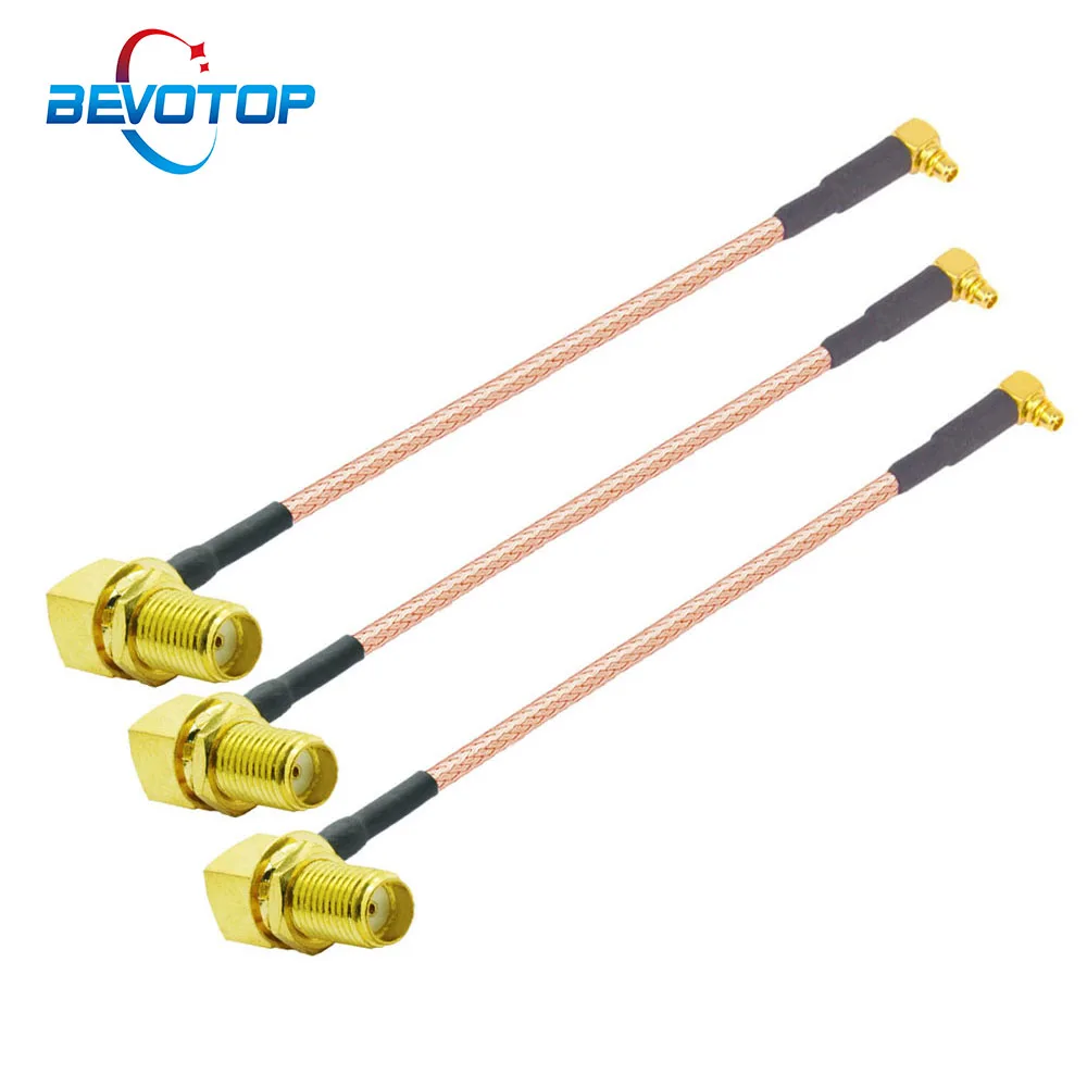 

10PCS Right Angle SMA Female Bulkhead to MMCX Male Right Angle PLUG RG316 Pigtail RF Coaxial Extension Cable 10CM 15CM 30CM