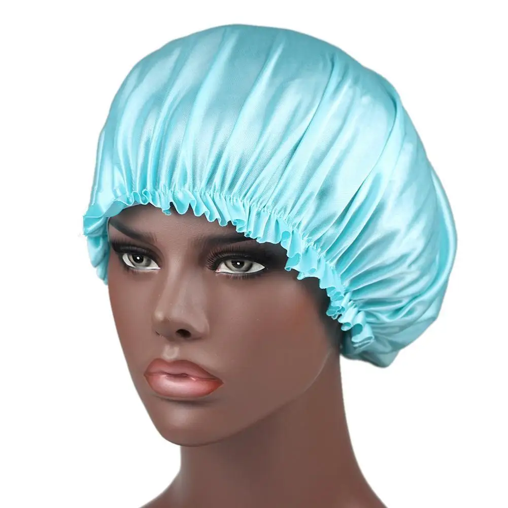 Women Fashion Satin Bonnet Cap Night Sleep Hat Hair Dropshipping Wrap Beanie For Long Care Head Womens Wholesale Hats R1N7 | Аксессуары