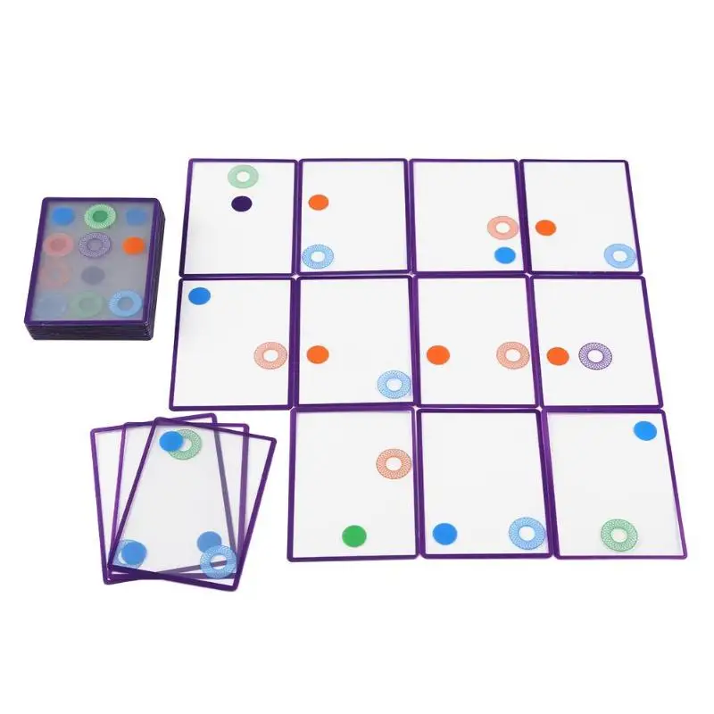 Игрушка для пространственного логического обучения перекрывающаяся прозрачная