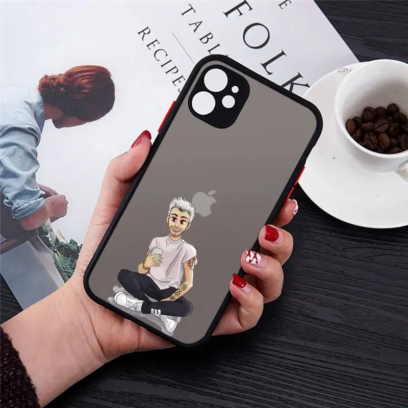 

Zayn malik one direction Phone Cases matte transparent For iphone 7 8 11 12 plus mini x xs xr pro max cover