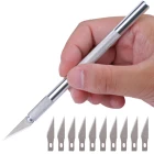 12pcslot Carving Knife Craft Artwork Cutting Engraving Knife DIY Stencil Scoring Model Repairing Sculpture Scalpel Knives