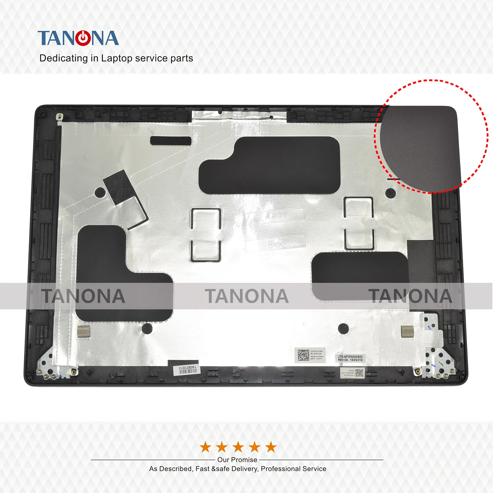 Оригинальная Новинка 0V3976 V3976 для Dell Latitude 5500 E5500 precision 3540 ЖК-Дисплей задняя крышка