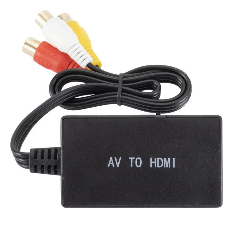 Преобразователь RCA в HDMI, поддержка 1080P PAL/NTSC AV к HDMI, видеоадаптер для PS One PS2 PS3 STB VHS VCR Blue-Ray DVD плееров Преобразователь RCA в HDMI, поддержка 1080P PAL/NTSC AV к HDMI, видеоадаптер для PS One PS2 PS3 STB VHS VCR Blue-Ray DVD плееров