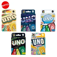 mattel games uno iconic series card game 50th anniversary decade vintage family party fun board game poker play kids toys juex