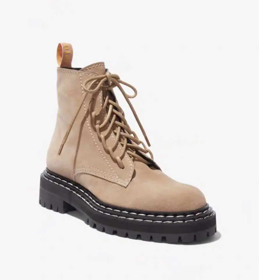 Ботинки из воловьей кожи на молнии ботинки для отдыха 2019|Женские полусапожки| |