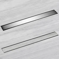 deodorization type side row floor drain 60cm 80cm 100cm 120cm 304 stainless steel tile insert invisible shower drainage
