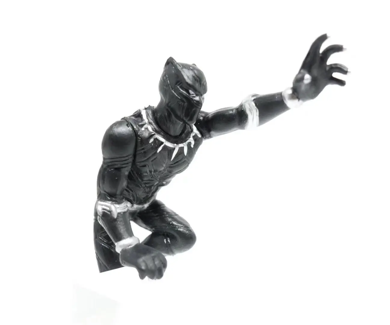 Marvel X-Men Black Panther Action Figure Sitting Posture Miniature Anime Mini Doll Decoration PVC Collection Figurine Model Toys | Игрушки и
