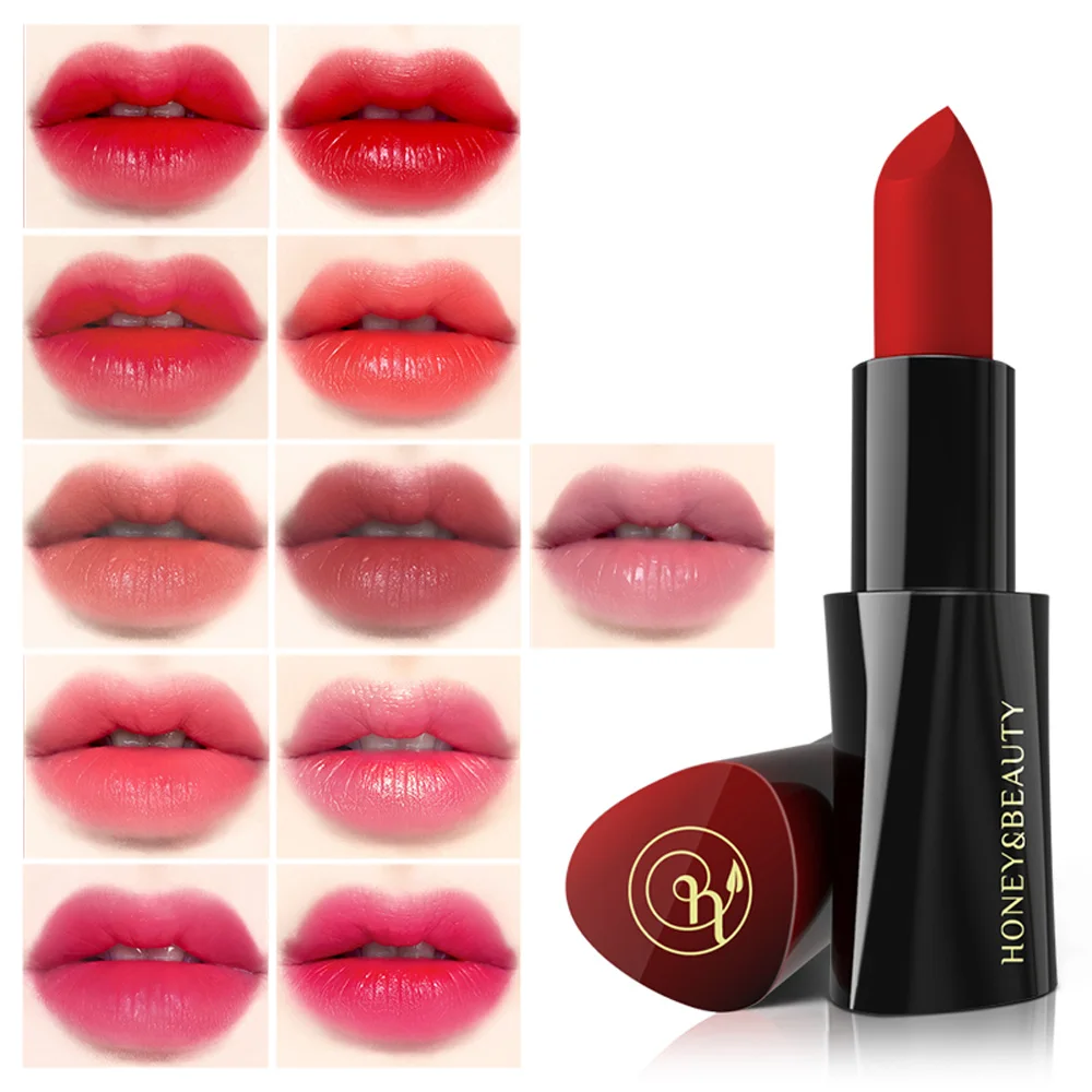 Долговечная матовая помада 11 цветов нюдовый макияж Увлажняющая красная