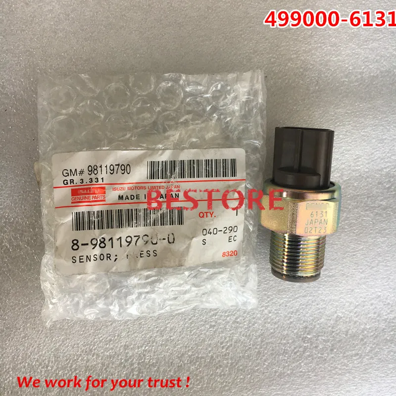 

Genuine Common Rail Pressure Sensor 499000-6131 for 8-98119790-0 ,98119790