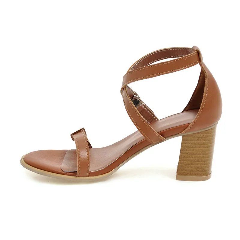 Phoentin/женские сандалии с перекрестной шнуровкой и пряжкой завязками 2019 г.