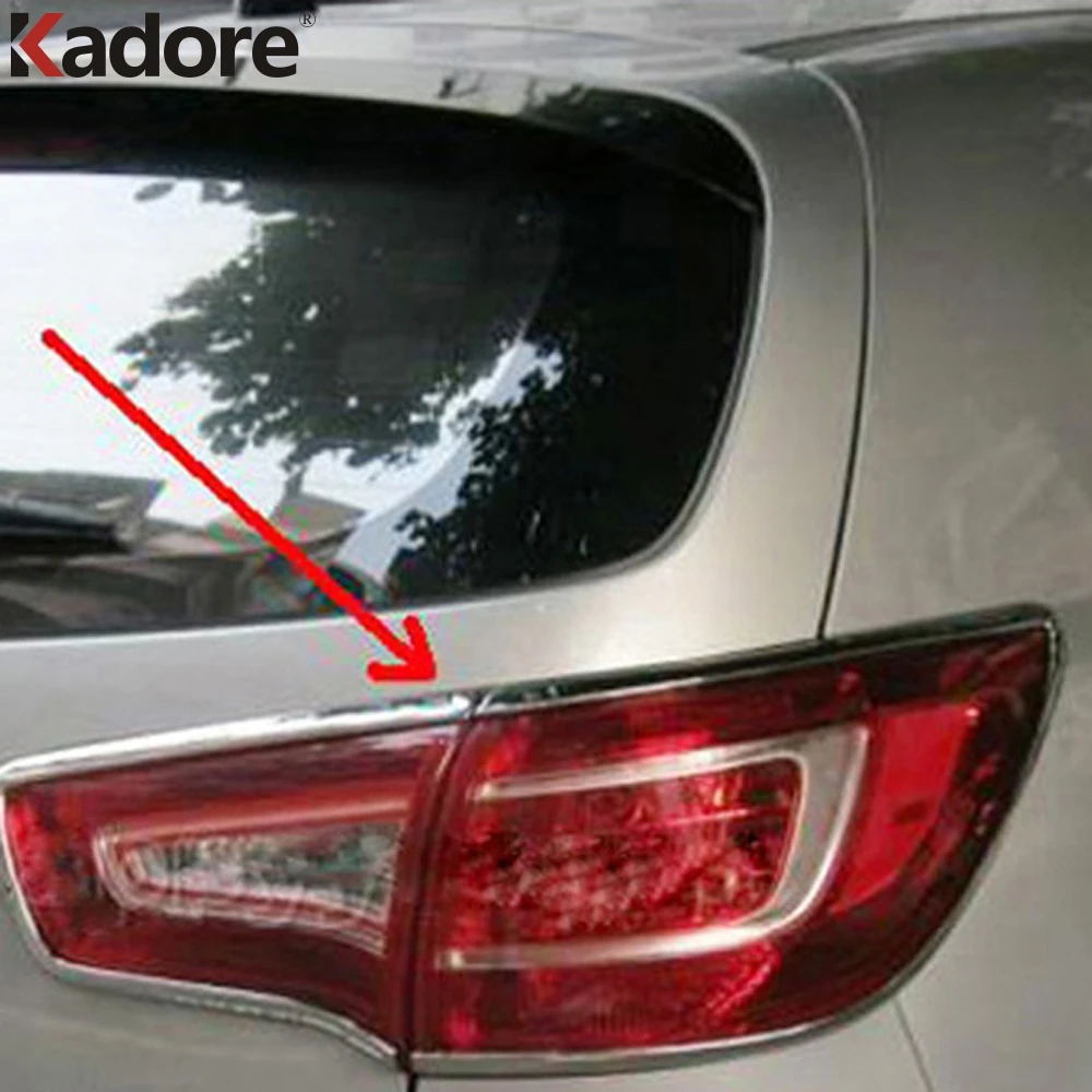 Накладка на заднюю фару для Kia Sportage 2010 2011 2012 ABS|Хромирование| |