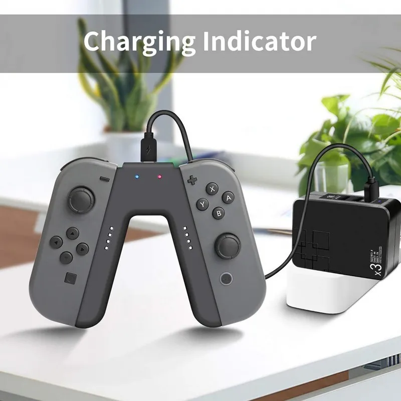 

Fast Charging Dock For Nintendo Switch Charger Joy-con Controller Charger Nintend Switch Grip Gamepad Charge Stand Holder