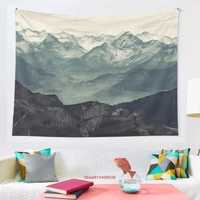 mountain fog tapestry wall hanging tapestry for home dorm fantasy decor