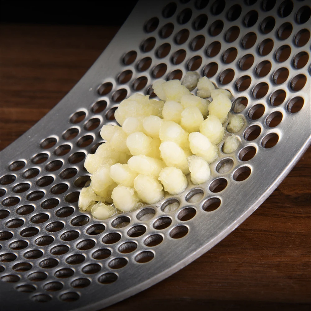 Портативный пресс для чеснока из нержавеющей стали терка нож измельчения