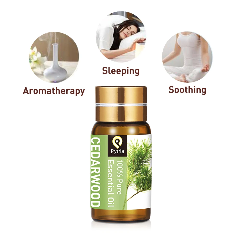 Pyrrla 5мл пузырек из кедрового дерева Чистое Эфирное Масла для ароматерапии помощь